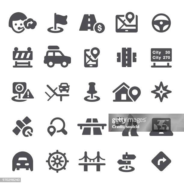 ilustraciones, imágenes clip art, dibujos animados e iconos de stock de iconos de navegación - us interstate symbols