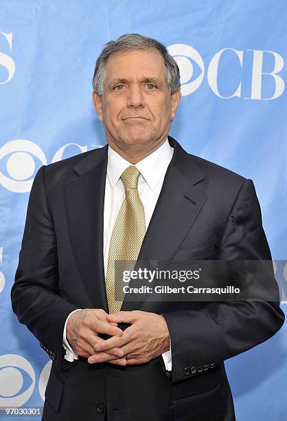 President and CEO Les Moonves attends the 2009 CBS Upfront at Terminal 5 on May 20, 2009 in New York City.