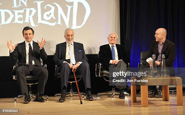 Michael Sheen, Christopher Lee and Richard D Zanuck attends Curiouser and Curiouser: The Genius of Alice In Wonderland, an evening celebrating Lewis...