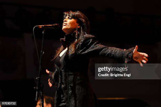 Yasmin Levy performs on stage at Cadogan Hall on February 24, 2010 in London, England.