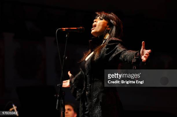 Yasmin Levy performs on stage at Cadogan Hall on February 24, 2010 in London, England.
