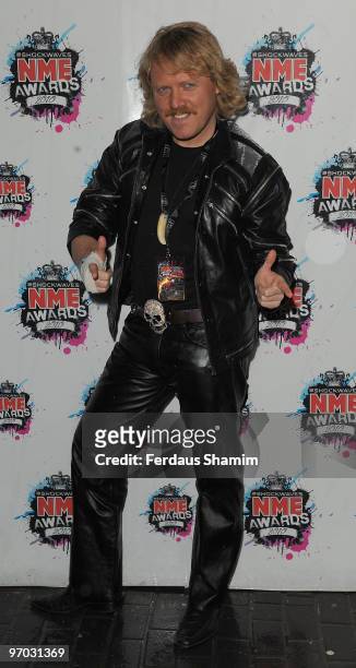 Leigh Francis attends the Shockwaves NME Awards 2010 at Brixton Academy on February 24, 2010 in London, England.