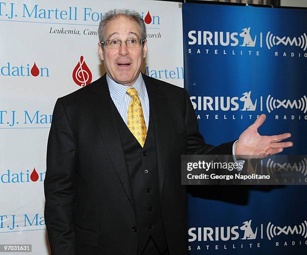 President of the Board at T.J. Martell Foundation Ron Hartenbaum attends the T.J. Martell Foundation's special commemorative plaque presentation at...