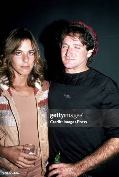 Robin Williams and wife Valerie Velardi circa 1979 in New York.