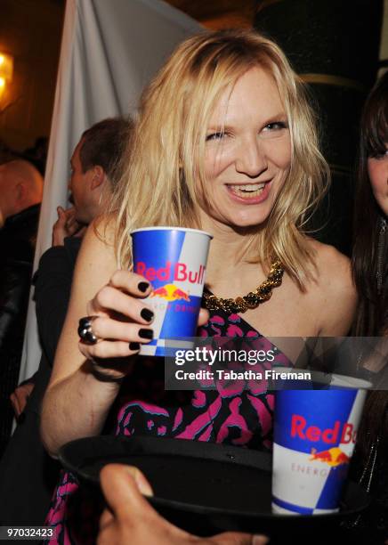 Jo Whiley attends The Red Bull Lounge At the Shockwaves NME Awards 2010 at Brixton Academy on February 24, 2010 in London, England.