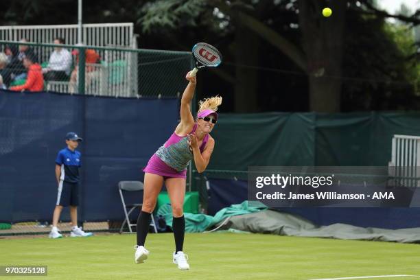 Anastasia Rodionova of Australia during Day 1 of the Nature Valley open at Nottingham Tennis Centre on June 9, 2018 in Nottingham, England.