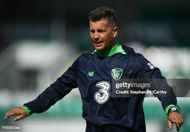 Dublin , Ireland - 8 June 2018; Republic of Ireland head coach Colin Bell prior to the 2019 FIFA Women's World Cup Qualifier match between Republic...