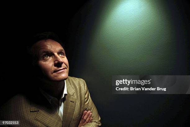 Television producer Mark Burnett is photographed for Los Angeles Times on August 5, 2009 at the Raleigh Studios Chaplin Theater in Los Angeles,...