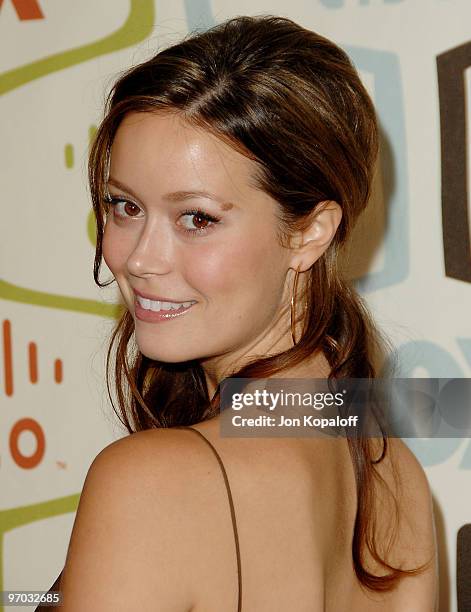 Actress Summer Glau arrives at the "FOX Fall Eco-Casino Party" at Area on September 24, 2007 in Los Angeles, California.