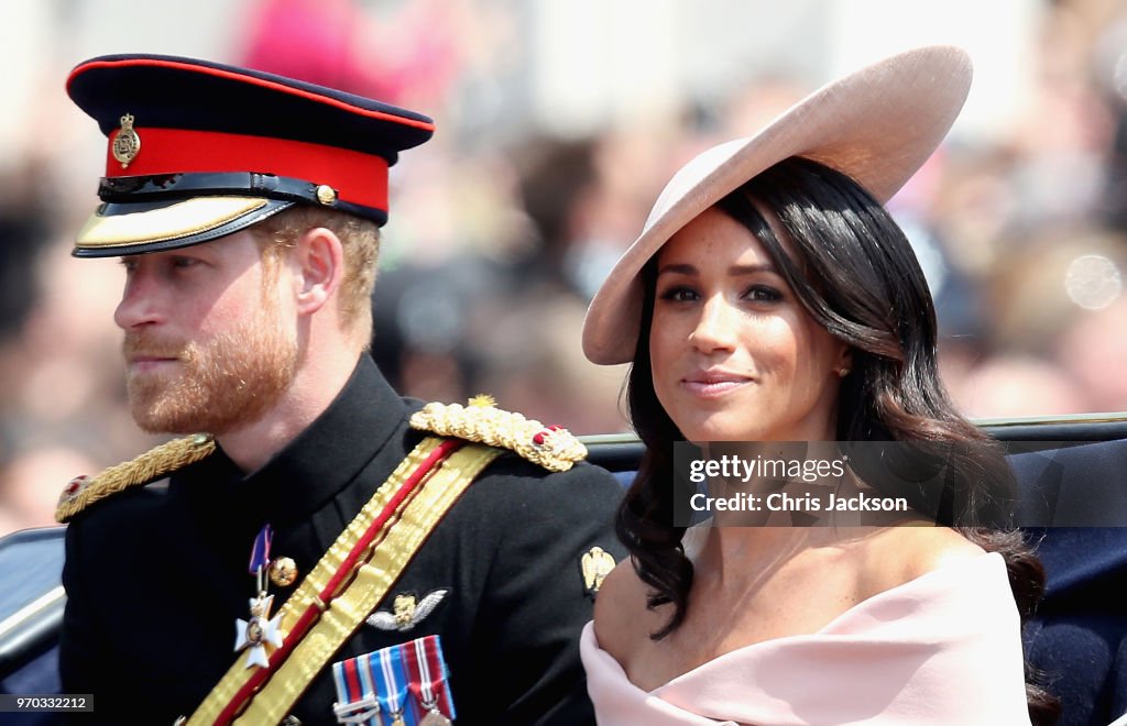 HM The Queen Attends Trooping The Colour