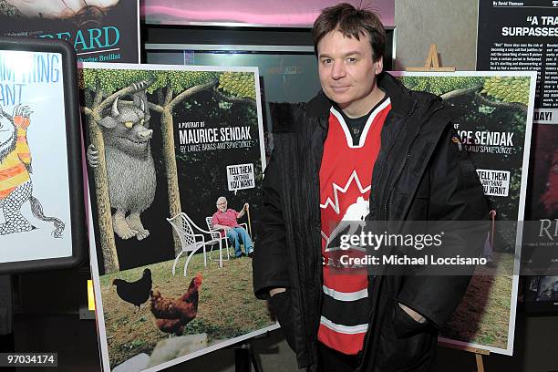 Actor Mike Myers attends a special screening of "Tell Them Anything You Want" at the IFC Center on February 24, 2010 in New York City.