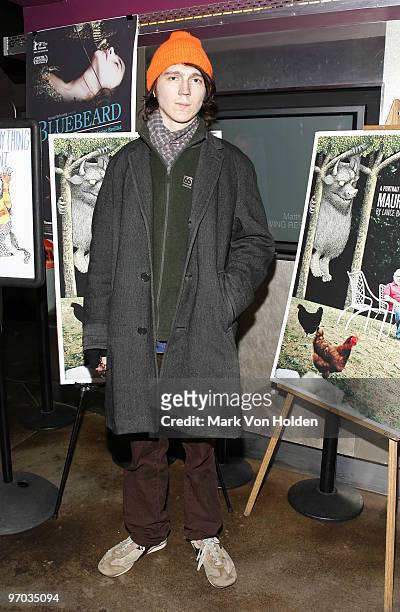 Actor Paul Dano attends a screening of "Tell Them Anything You Want" at the IFC Center on February 24, 2010 in New York City.