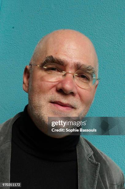 Vladimir, écrivain autrichien d’origine russo-juive, participe au Festival Etonnants Voyageurs à Saint-Malo, France, 19 Mai 2018