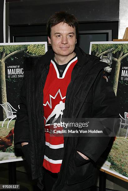 Actor Mike Myers attends a screening of "Tell Them Anything You Want" at the IFC Center on February 24, 2010 in New York City.