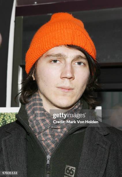 Actor Paul Dano attends a screening of "Tell Them Anything You Want" at the IFC Center on February 24, 2010 in New York City.