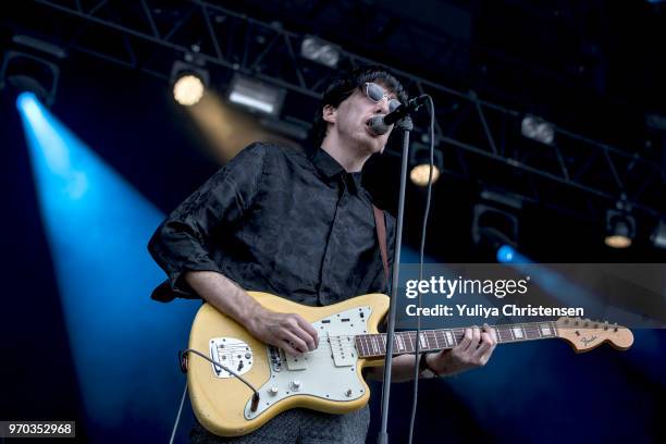 Musician Bradford Cox of Deerhunter performs onstage at the Northside Festival on June 9, 2018 in Aarhus, Denmark.