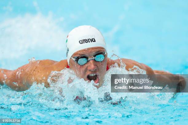 Katinka Hosszu of Hungary competes during the 200m 4 Nages during the Mare Nostrum 2018 on June 9, 2018 in Canet-en-Roussillon, France.