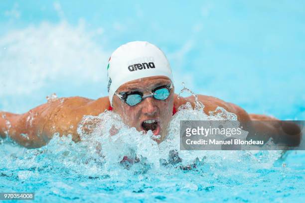 Katinka Hosszu of Hungary competes during the 200m 4 Nages during the Mare Nostrum 2018 on June 9, 2018 in Canet-en-Roussillon, France.