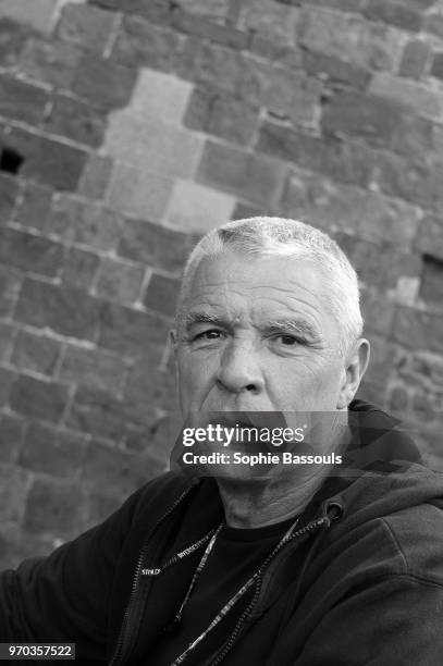 Andrzej Stasiuk écrivain polonais né en 1960, participe au Festival Etonnants Voyageurs à Saint-Malo, France, 19 Mai 2018