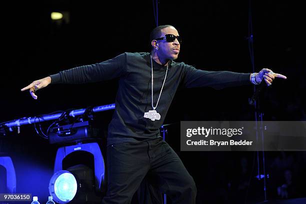 Ludacris performs at Madison Square Garden on February 24, 2010 in New York City.