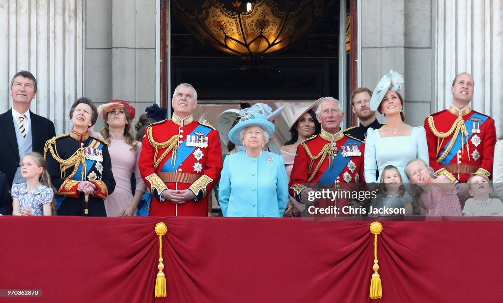 HM The Queen Attends Trooping The Colour