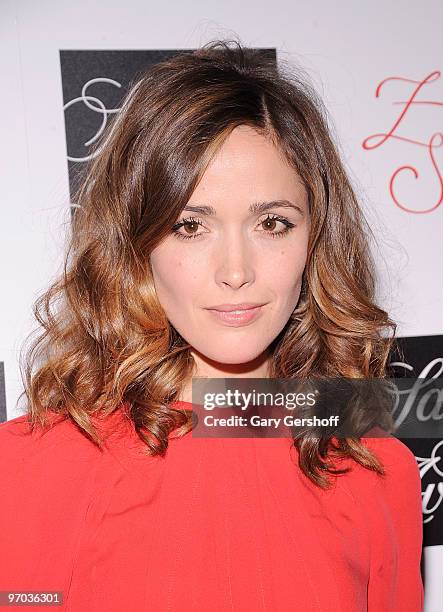Actress Rose Byrne attends the Z SPOKE by Zac Posen launch party at Saks Fifth Avenue on February 24, 2010 in New York City.