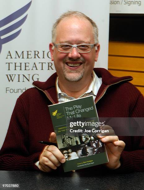 Playwright and Pulitzer Prize winner Doug Wright promotes "The Play That Changed My Life: America�s Foremost Playwrights on the Plays that Influenced...