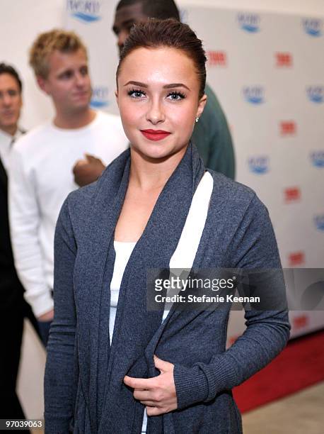 Hayden Panettiere at "Step-and-Repeat" Presented By Elijah Blue and Kantor Gallery on February 24th, 2010 in Los Angeles, CA.