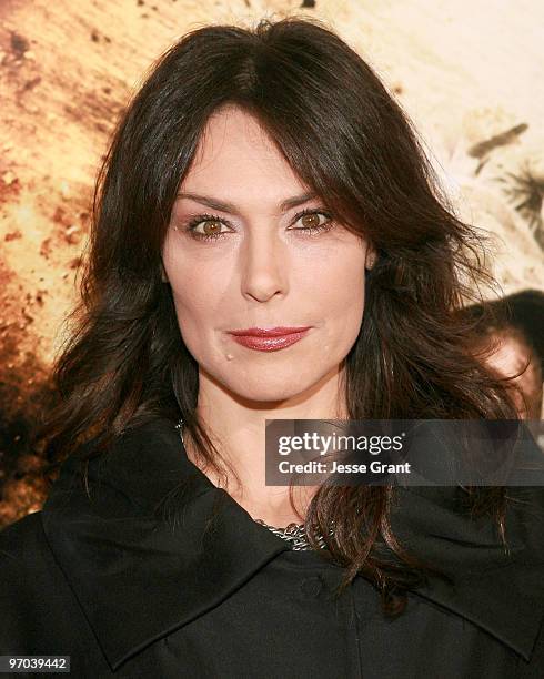 Actress Michelle Forbes arrives to HBO's premiere of "The Pacific" at Grauman's Chinese Theatre on February 24, 2010 in Los Angeles, California.