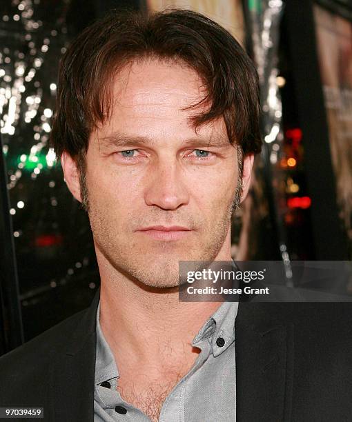 Actor Stephen Moyer arrives to HBO's premiere of "The Pacific" at Grauman's Chinese Theatre on February 24, 2010 in Los Angeles, California.