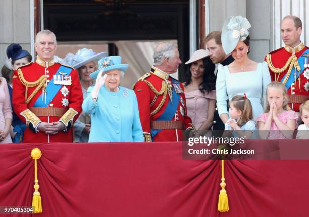Princess Anne, Princess Royal, Princess Beatrice, Lady Louise Windsor, Prince Andrew, Duke of York, Queen Elizabeth II, Meghan, Duchess of Sussex,...