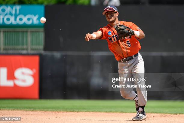 Henry Sanchez of of UT Tyler fields a ground ball against Texas Lutheran University during the 2018 NCAA Photos via Getty Images Division III...