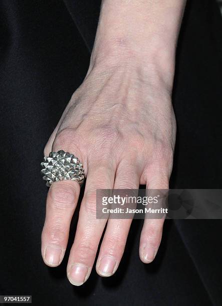 Actress Michelle Forbes arrives at HBO's premiere of "The Pacific" held at Grauman's Chinese Theatre on February 24, 2010 in Hollywood, California.