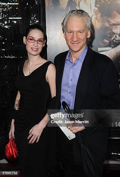 Comedian Bill Maher arrives at HBO's premiere of "The Pacific" held at Grauman's Chinese Theatre on February 24, 2010 in Hollywood, California.