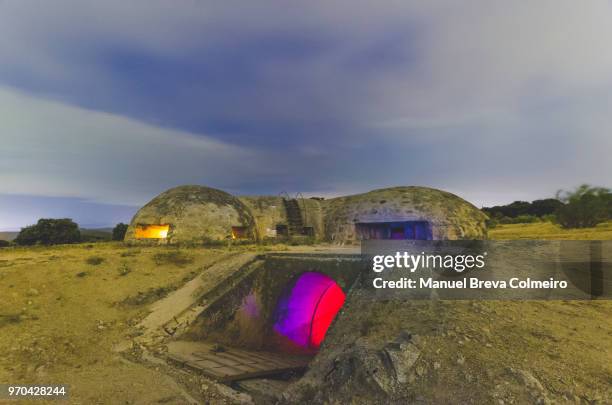 bunker - exilles fort stock-fotos und bilder