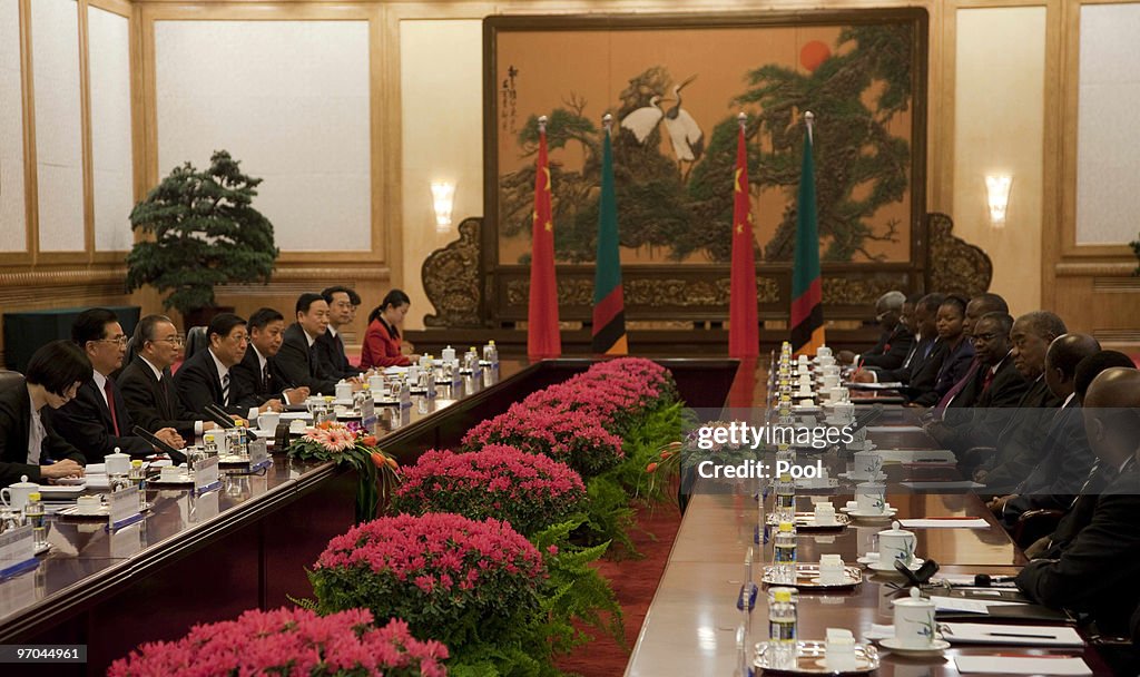 Zambian President Visits China
