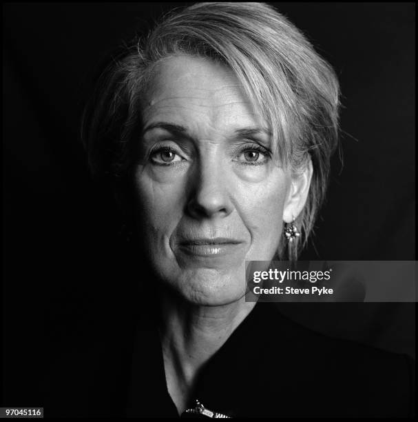 Author Joanna Trollope poses for a portrait shoot in London, UK.