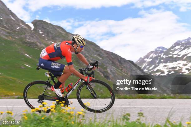 Vincenzo Nibali of Italy and Bahrain Merida Pro Team / during the 70th Criterium du Dauphine 2018, Stage 6 a 110km stage from Frontenex to La Rosiere...