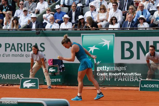 Of Louis Vuitton Michael Burke, his wife Brigitte Burke, Arantxa Sanchez Vicario, Mayor of Paris Anne Hidalgo and President of French Tennis...