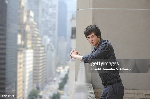 Actor Logan Lerman is photographed in New York for the Los Angeles Times.