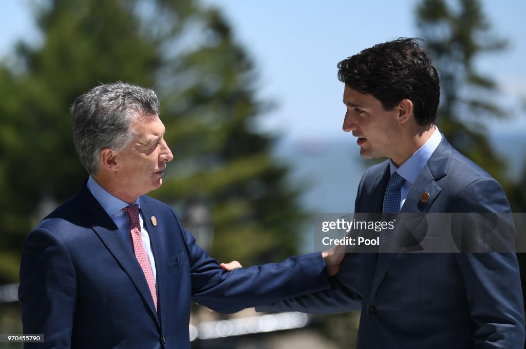 Heads Of State Attend G7 Meeting - Day Two