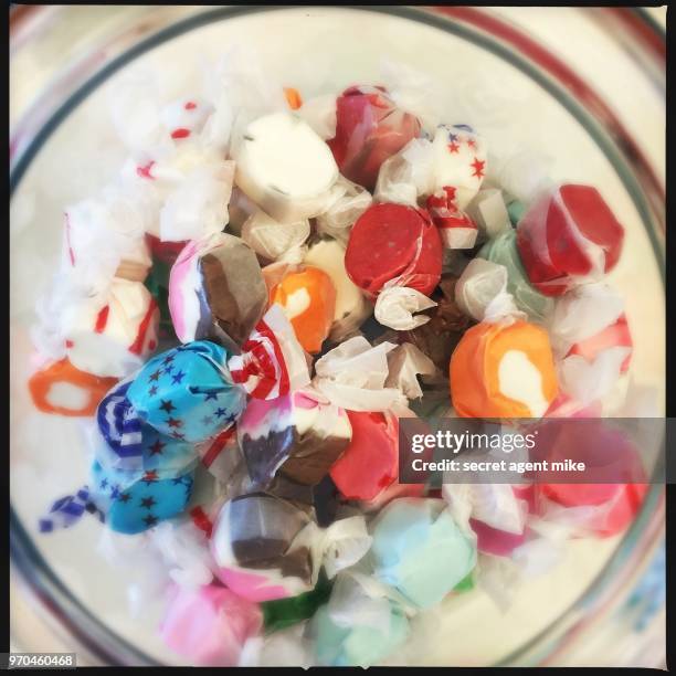 bowl of candy - jawbreaker stock pictures, royalty-free photos & images