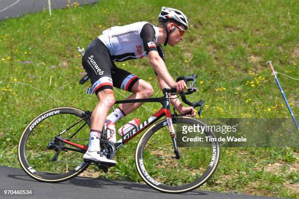 Mike Teunissen of The Netherlands and Team Sunweb / during the 70th Criterium du Dauphine 2018, Stage 6 a 110km stage from Frontenex to La Rosiere -...