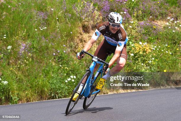 Alexis Gougeard of France and Team AG2R La Mondiale / during the 70th Criterium du Dauphine 2018, Stage 6 a 110km stage from Frontenex to La Rosiere...