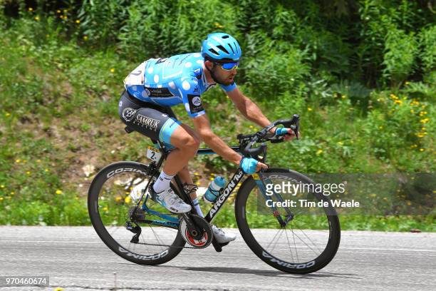 Dario Cataldo of Italy and Astana Pro Team Blue Mountain Jersey / during the 70th Criterium du Dauphine 2018, Stage 6 a 110km stage from Frontenex to...