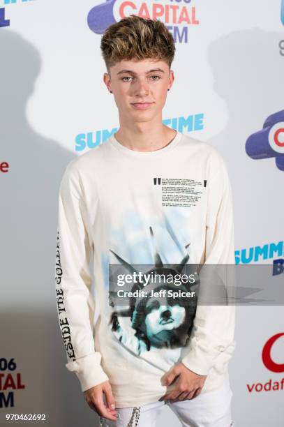 Attends the Capital Summertime Ball 2018 at Wembley Stadium on June 9, 2018 in London, England.