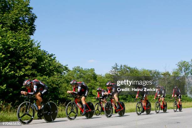 Richie Porte of Australia / Simon Gerrans of Australia / Stefan Kung of Switzerlan / Alessandro De Marchi of Italy / Michael Schar of Switzerland /...