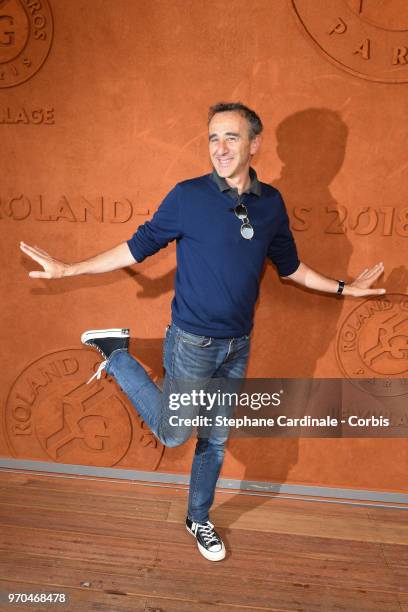 Humorist Elie Semoun attends the Women Final of the 2018 French Open - Day Fourteen at Roland Garros on June 9, 2018 in Paris, France.