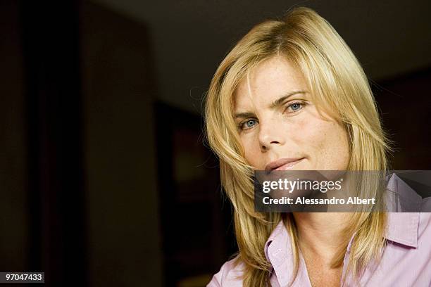 American Actress Mariel Hemingway poses for a portrait shoot in Milan on 24 October 2006.