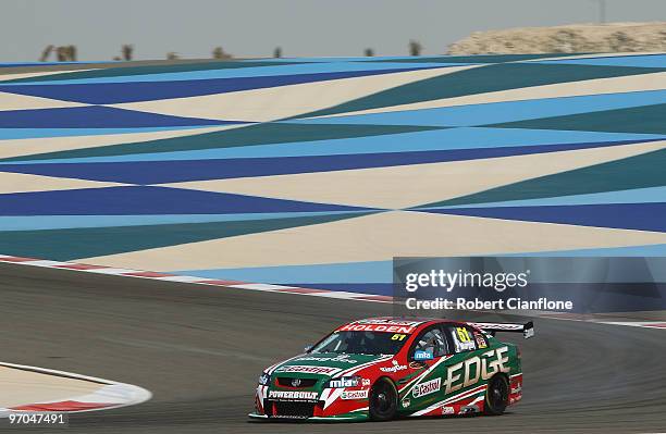 Greg Murphy drives the Castrol Edge Racing Holden during practice for round two of the V8 Supercar Championship Series at Bahrain International...